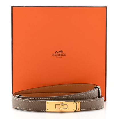 Hermes Epsom Kelly Belt Etoupe 4 of 4