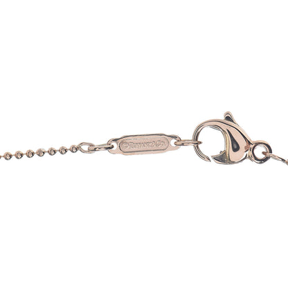 Tiffany 18K Rose Gold Twist Heart Key Pendant Necklace 7 of 9