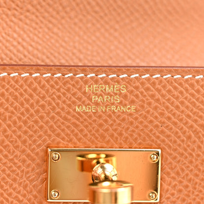 Hermes Epsom Kelly Wallet To Go Gold 7 of 11