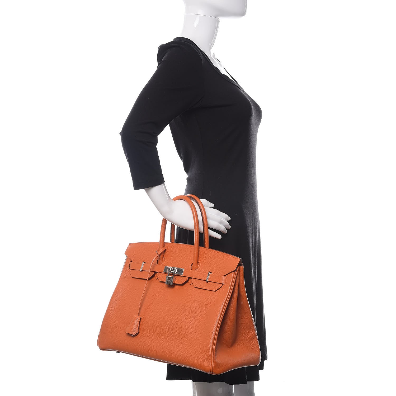 Hermes Epsom Birkin 35 Orange 2 of 18