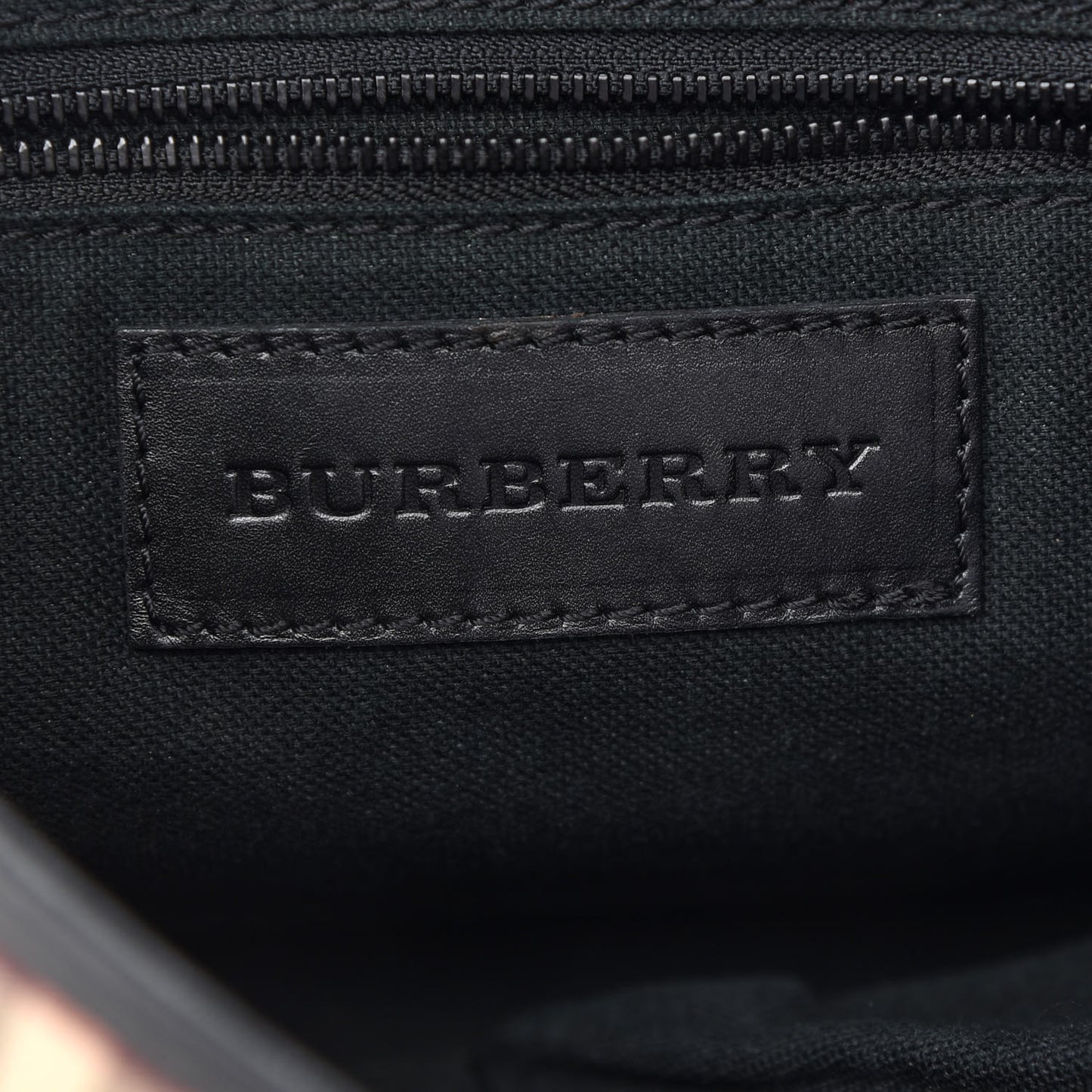 Haymarket Check Crossbody Messenger Bag Black