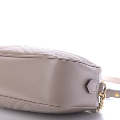 Gucci Calfskin Matelasse Small GG Marmont Chain Shoulder Bag Porcelain Rose 7 of 10