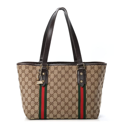 Gucci Monogram Medium Jolicoeur Tote Dark Brown 1 of 4