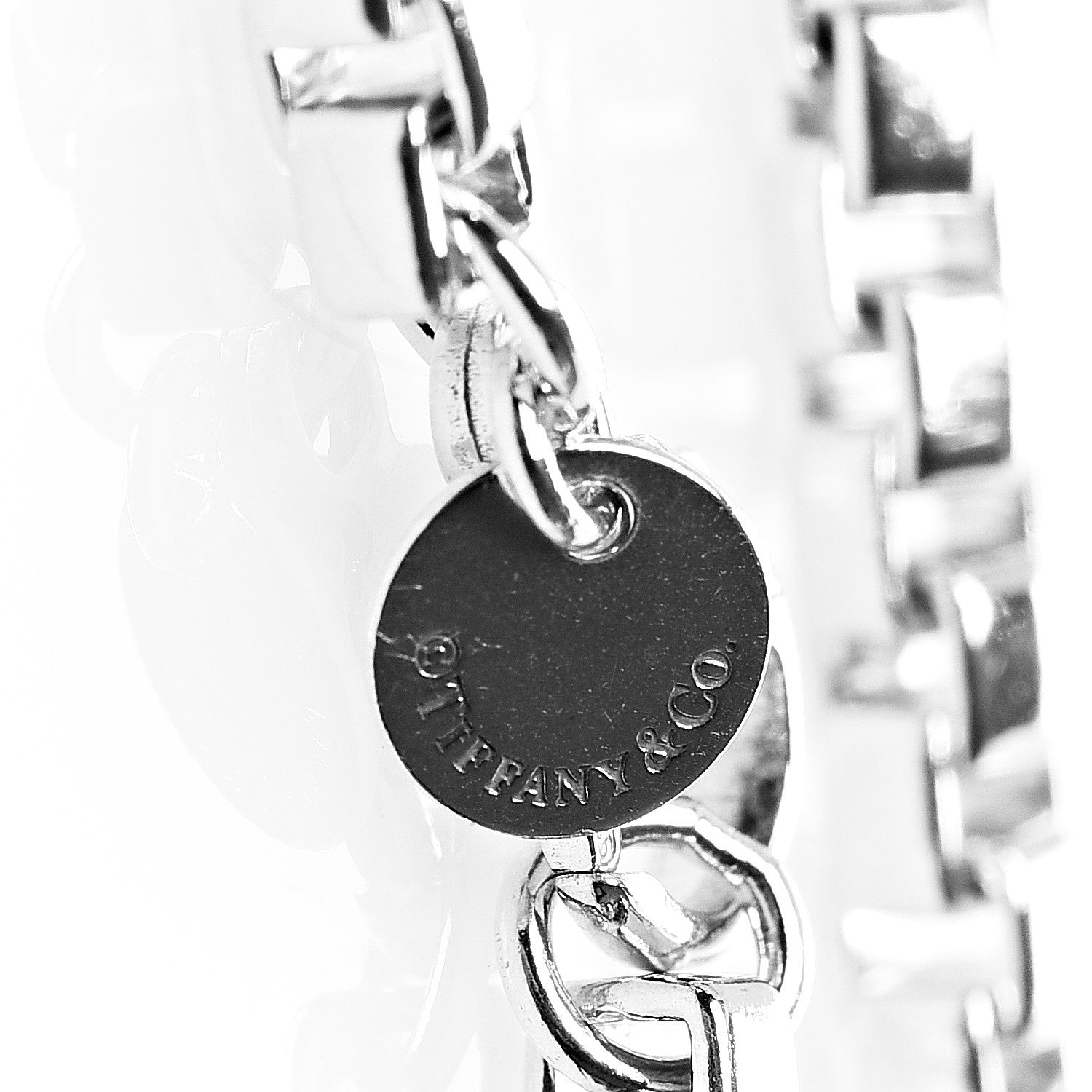 Tiffany Sterling Silver 4mm Venetian Link Bracelet 4 of 4
