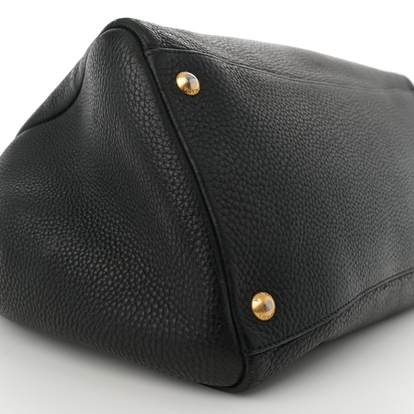 Vitello Daino Shopping Satchel Black