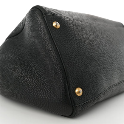 Prada Vitello Daino Shopping Satchel Black 9 of 15