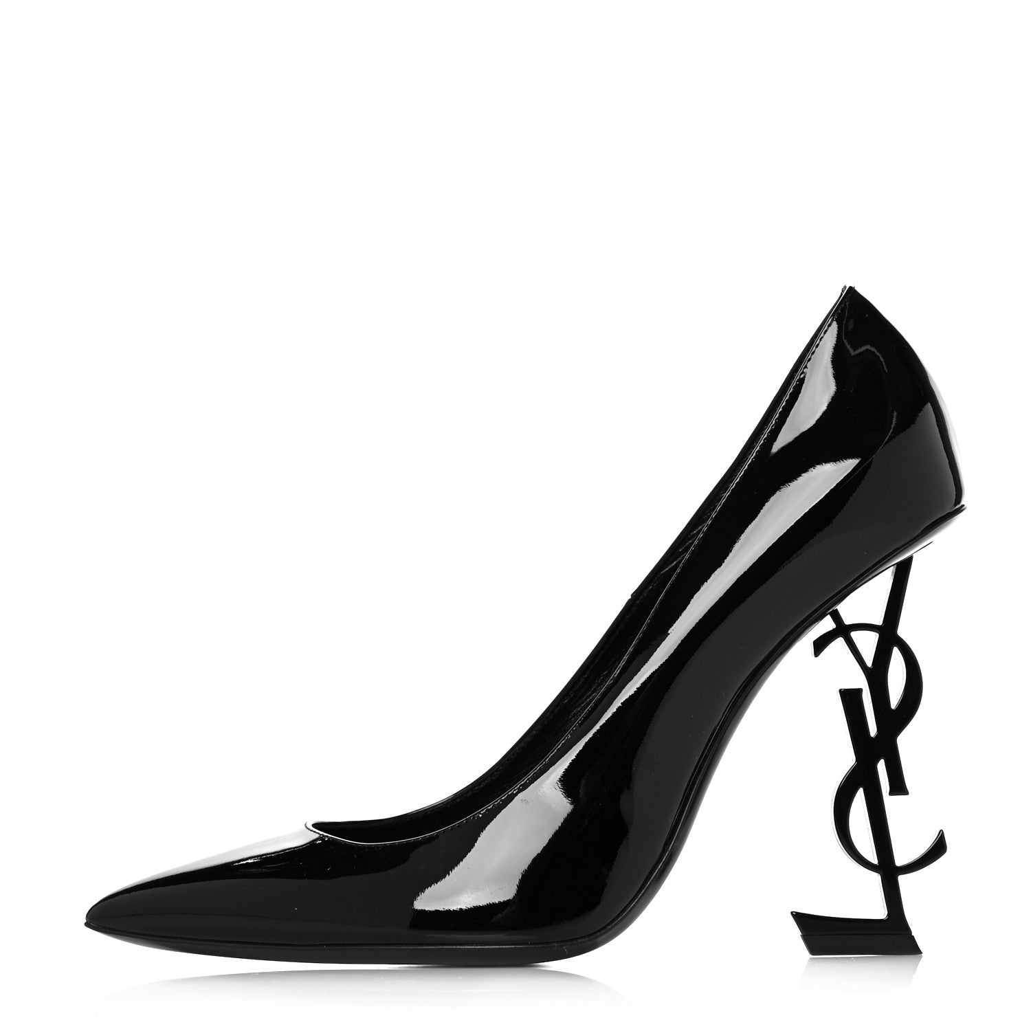 Saint Laurent Patent Opyum 110 Pumps 40 Black 1 of 8