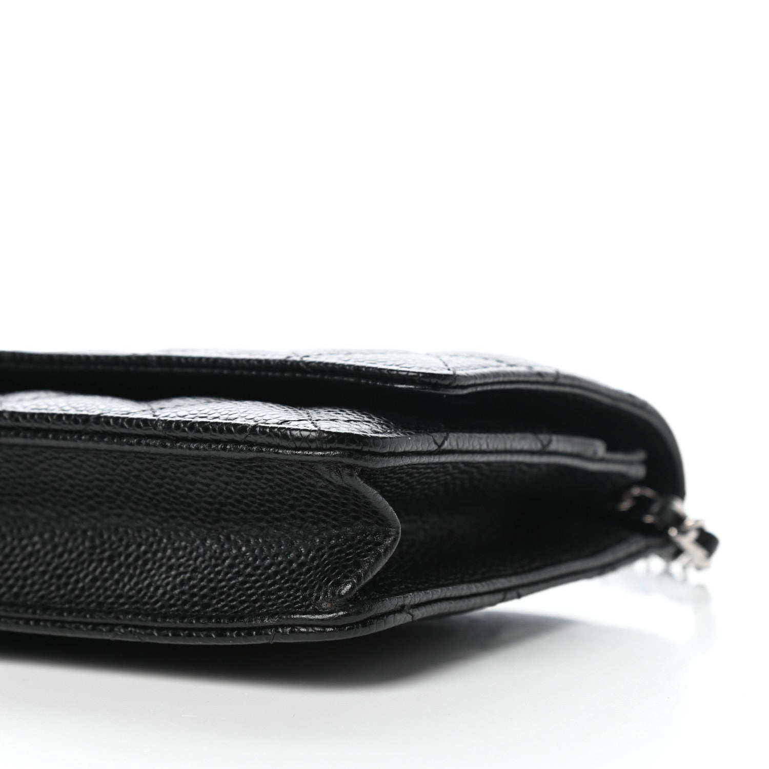 Chanel Caviar Quilted Wallet On Chain WOC Black 10 of 12