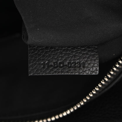 Christian Dior Grained Calfskin Kim Jones Saddle Bag Black 7 of 10