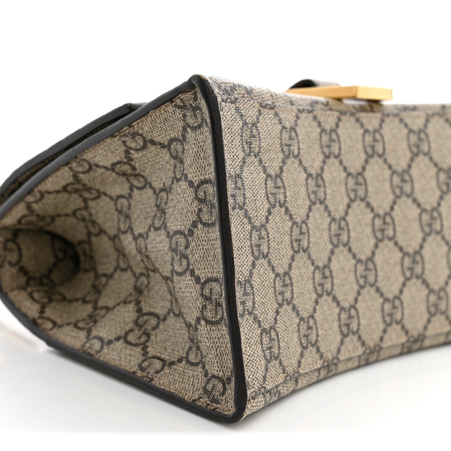 Balenciaga X GUCCI GG Supreme Monogram Small Hourglass Top Handle Bag Beige Ebony 9 of 12