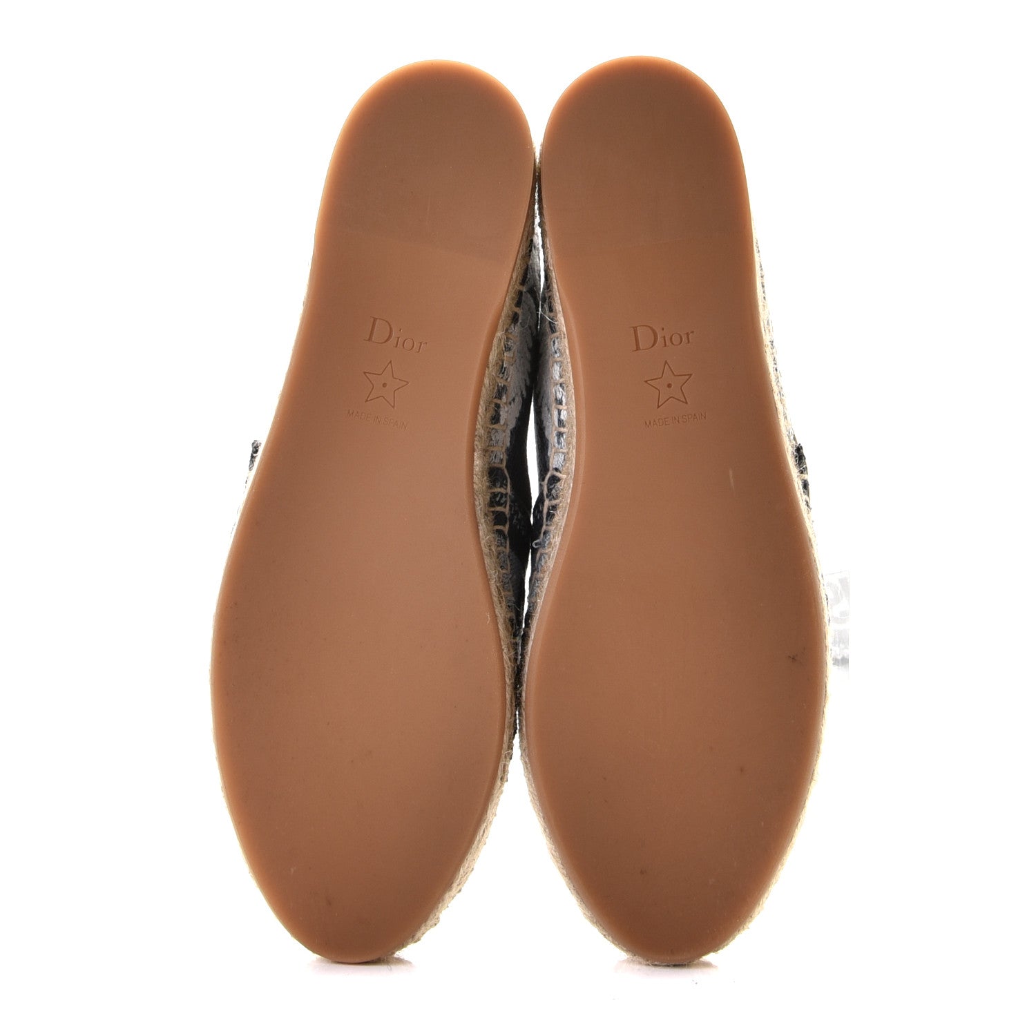 Christian Dior Canvas Tie and Dior Embroidered Granville 15mm Espadrilles 36 Denim 6 of 10