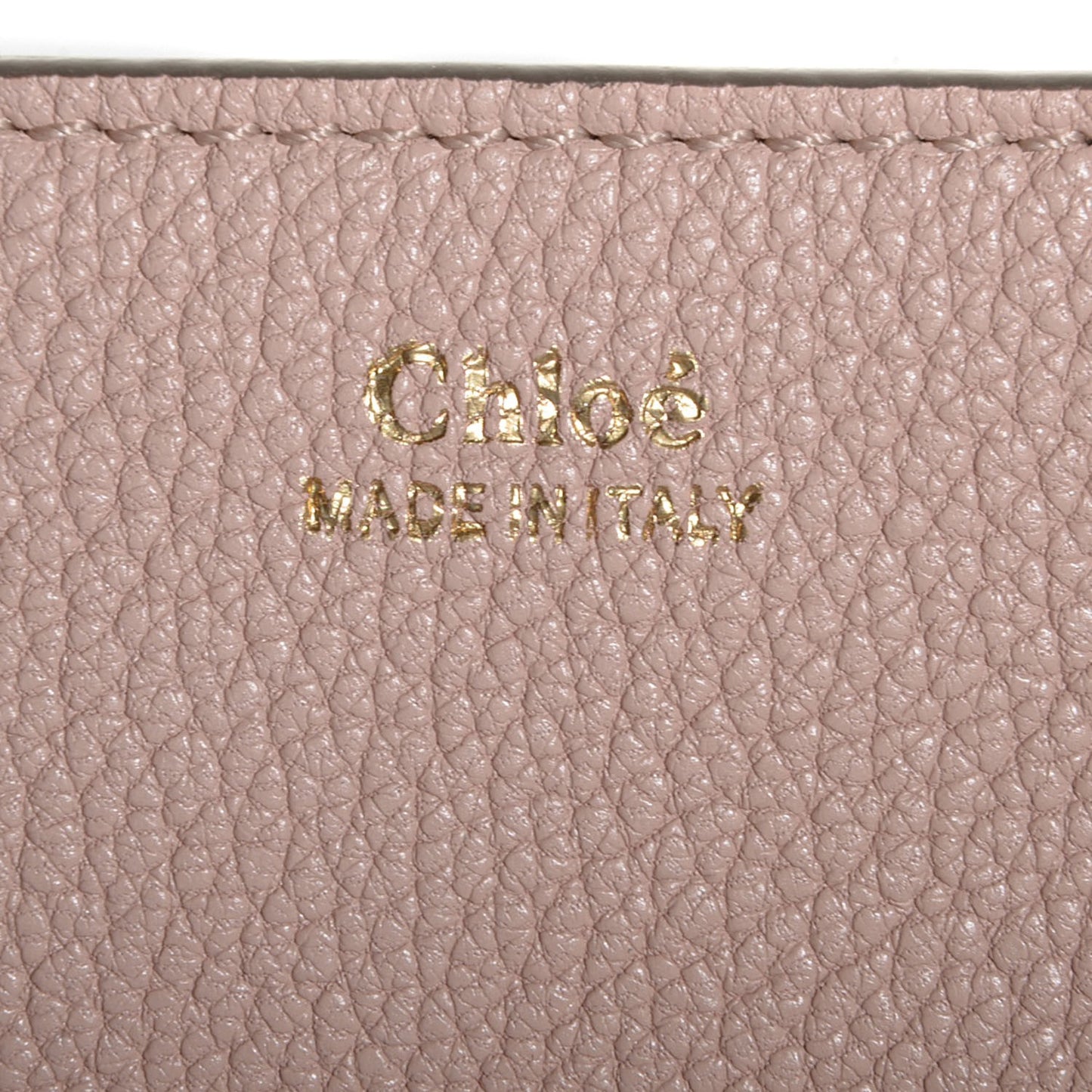 Grained Calfskin Drew Shoulder Bag Cement Pink