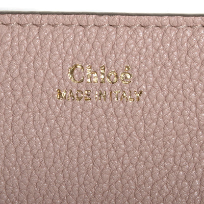 Chloe Grained Calfskin Drew Shoulder Bag Cement Pink 8 of 8