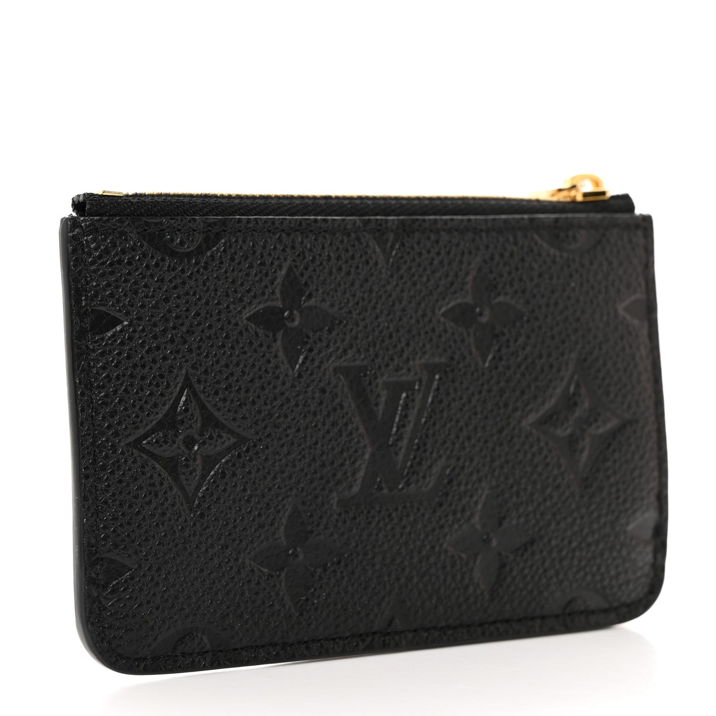 Empreinte Monogram Zipped Romy Card Holder Black