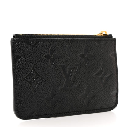 Louis Vuitton Empreinte Monogram Zipped Romy Card Holder Black 3 of 6