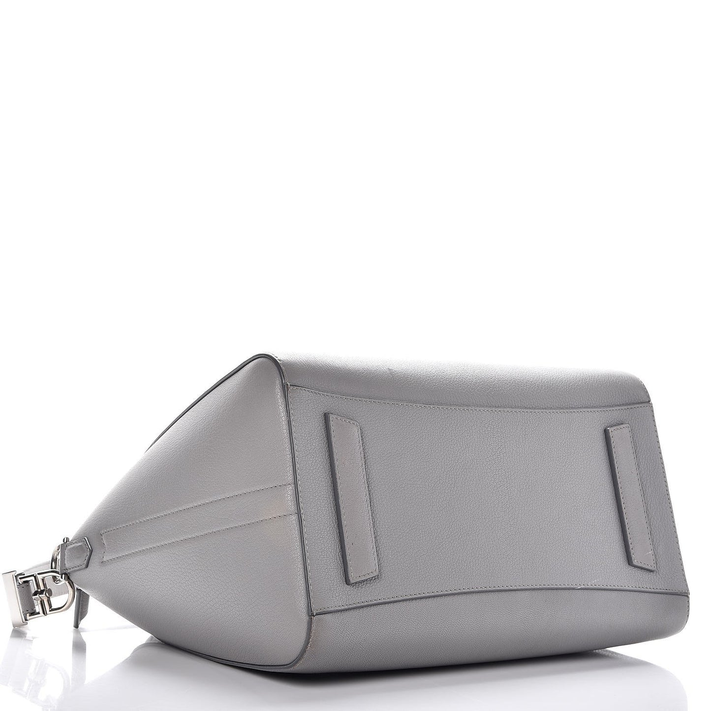Sugar Goatskin Medium Antigona Pearl Grey
