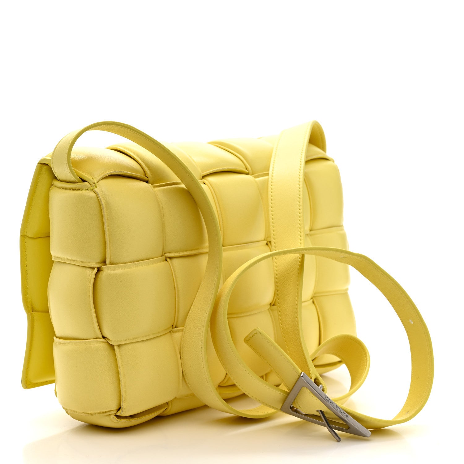 Bottega Veneta Nappa Maxi Intreccio Padded Cassette Crossbody Bag Sherbert 3 of 9