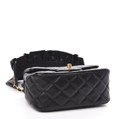 Chanel Lambskin Quilted Mini Romance Square Flap Black 4 of 12