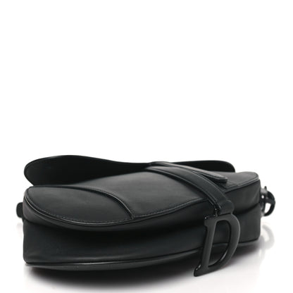 Christian Dior Ultra Matte Calfskin Saddle Bag Black 4 of 10