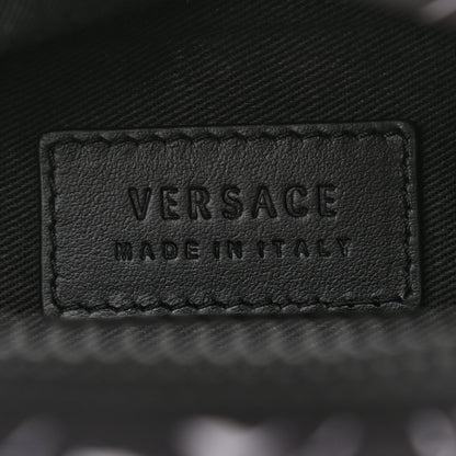 Versace Nylon Logo Belt Bag Black White 6 of 9