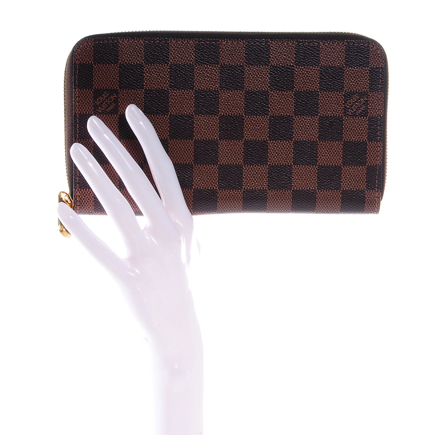 Damier Ebene Zippy Organizer Wallet