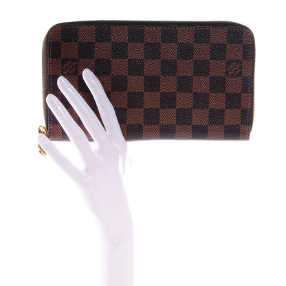 Louis Vuitton Damier Ebene Zippy Organizer Wallet 2 of 7