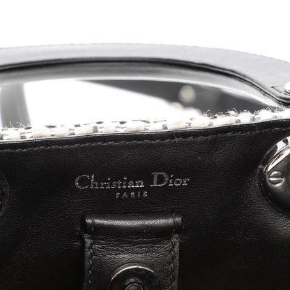 Christian Dior Metallic Tweed Mini Diorissimo Silver 7 of 8