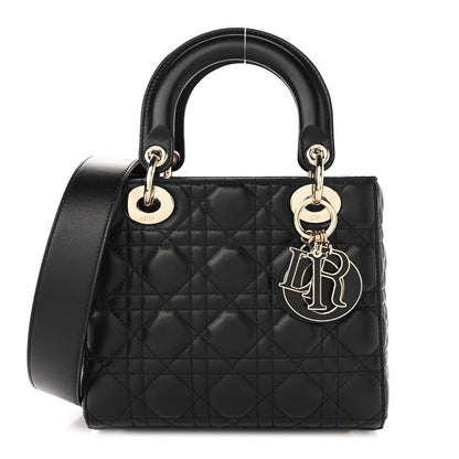 Christian Dior Lambskin Cannage Small My ABCDior Lady Dior Black 1 of 11