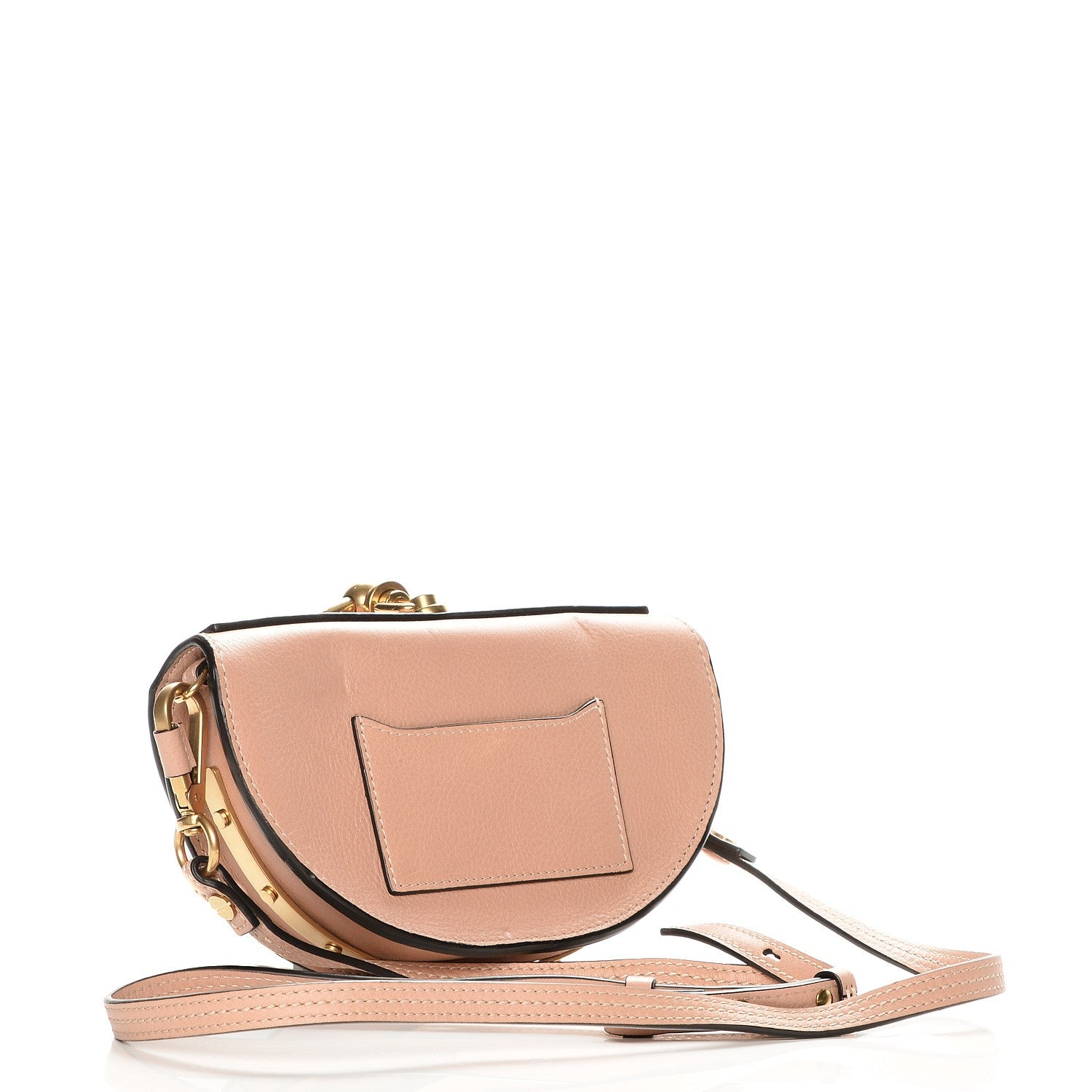 Chloe Calfskin Small Nile Bracelet Minaudiere Bag Biscotti Beige 4 of 10