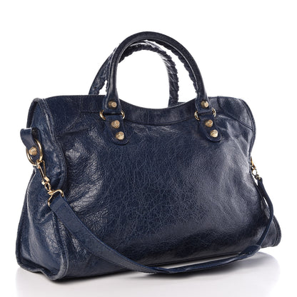 Balenciaga Agneau Giant 12 Gold Hardware City Bleu Mineral 3 of 11