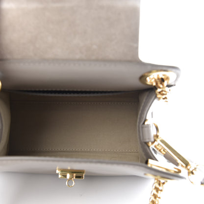 Chloe Shiny Calfskin Mini Annie Shoulder Bag Motty Grey 5 of 13