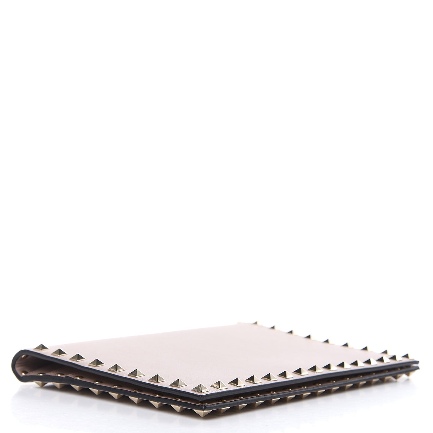 Nappa Rockstud Clutch Poudre