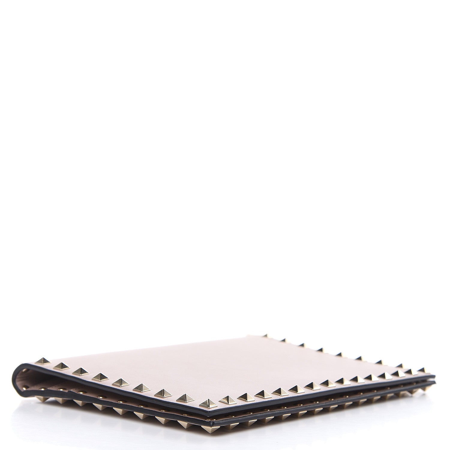 Valentino Garavani Nappa Rockstud Clutch Poudre 5 of 10