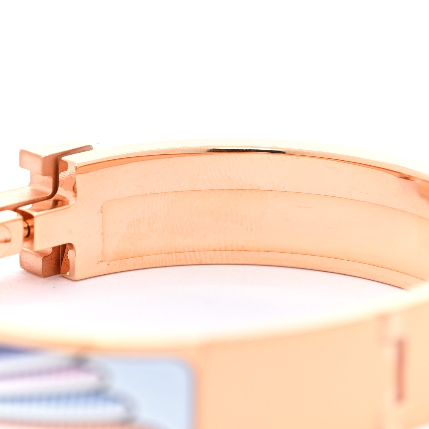 Enamel Narrow Pegase Pop Clic Clac H Bracelet PM Album De Soie Bis
