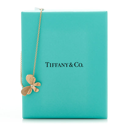 Tiffany 18K Rose Gold Sterling Silver Return to Tiffany Love Bugs Butterfly Bracelet 6 of 6
