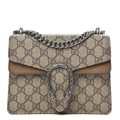 Gucci GG Supreme Monogram Mini Dionysus Shoulder Bag Taupe 1 of 13