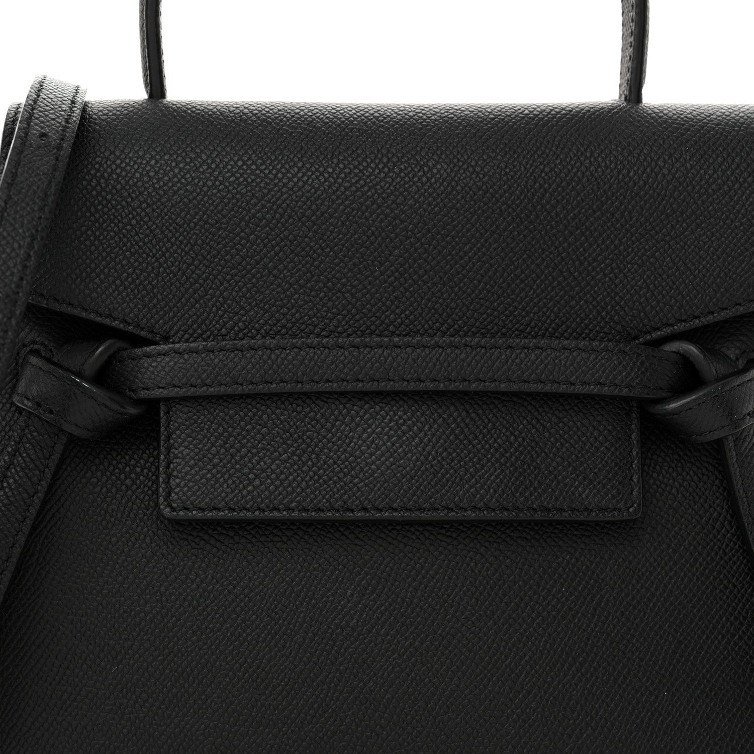Celine Grained Calfskin Nano Belt Bag Black 8 of 11
