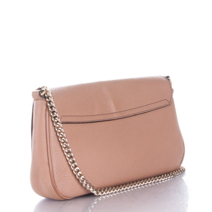 Gucci Pebbled Calfskin Medium Soho Flap Crossbody Camelia 3 of 7