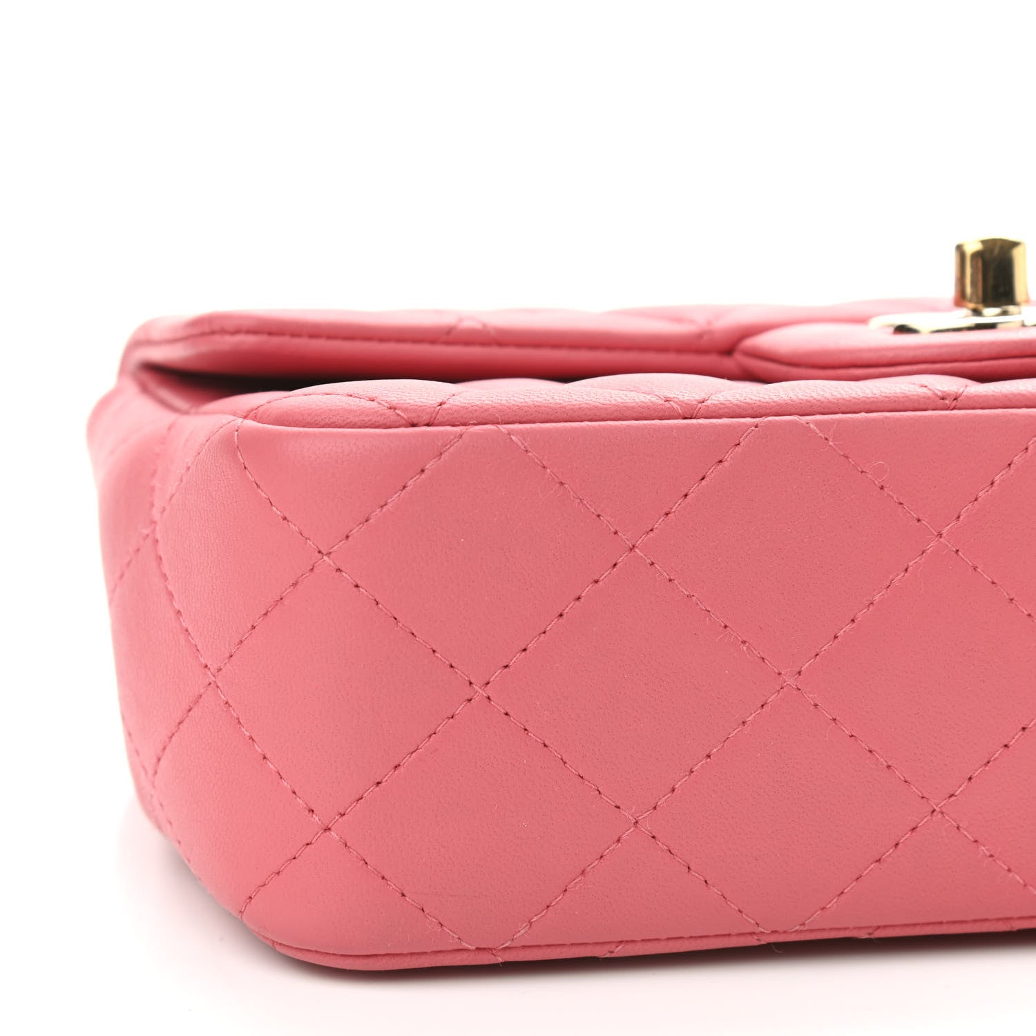 Chanel Lambskin Quilted Valentine Charms Mini Rectangular Flap Pink 8 of 9