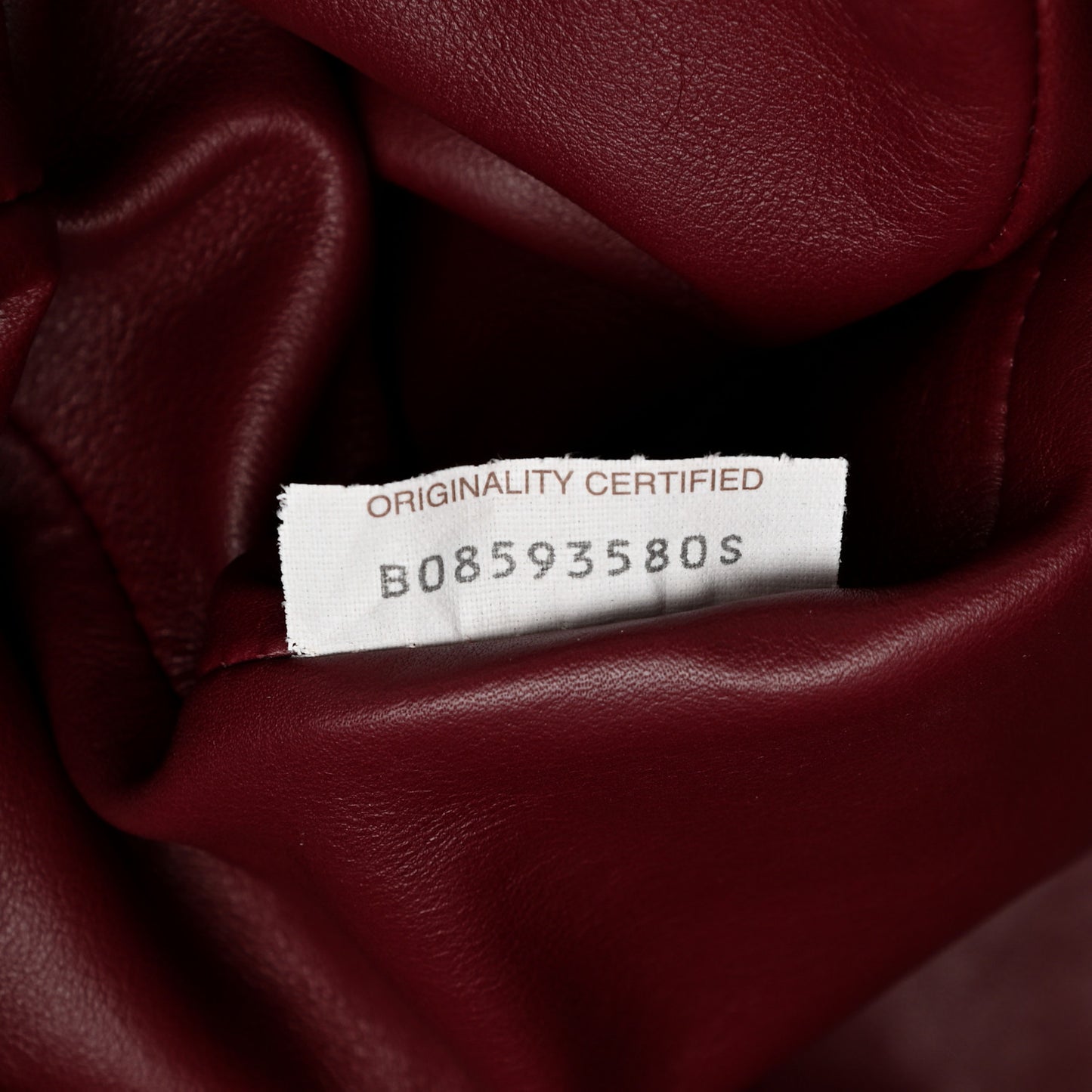 Smooth Butter Calf The Pouch Oversized Clutch Bordeaux