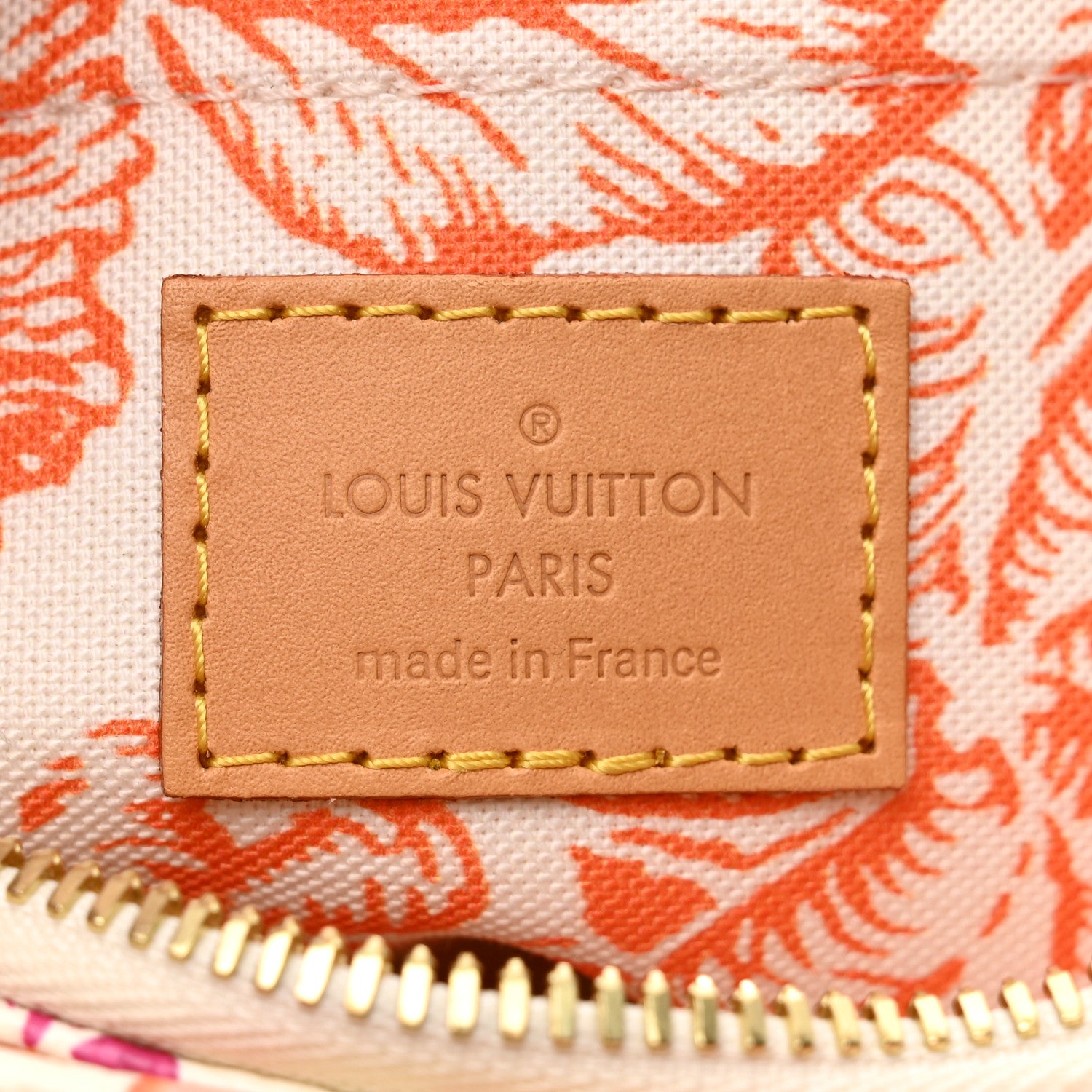 Louis Vuitton Monogram Tiles By The Pool OnTheGo East West Coral 6 of 12