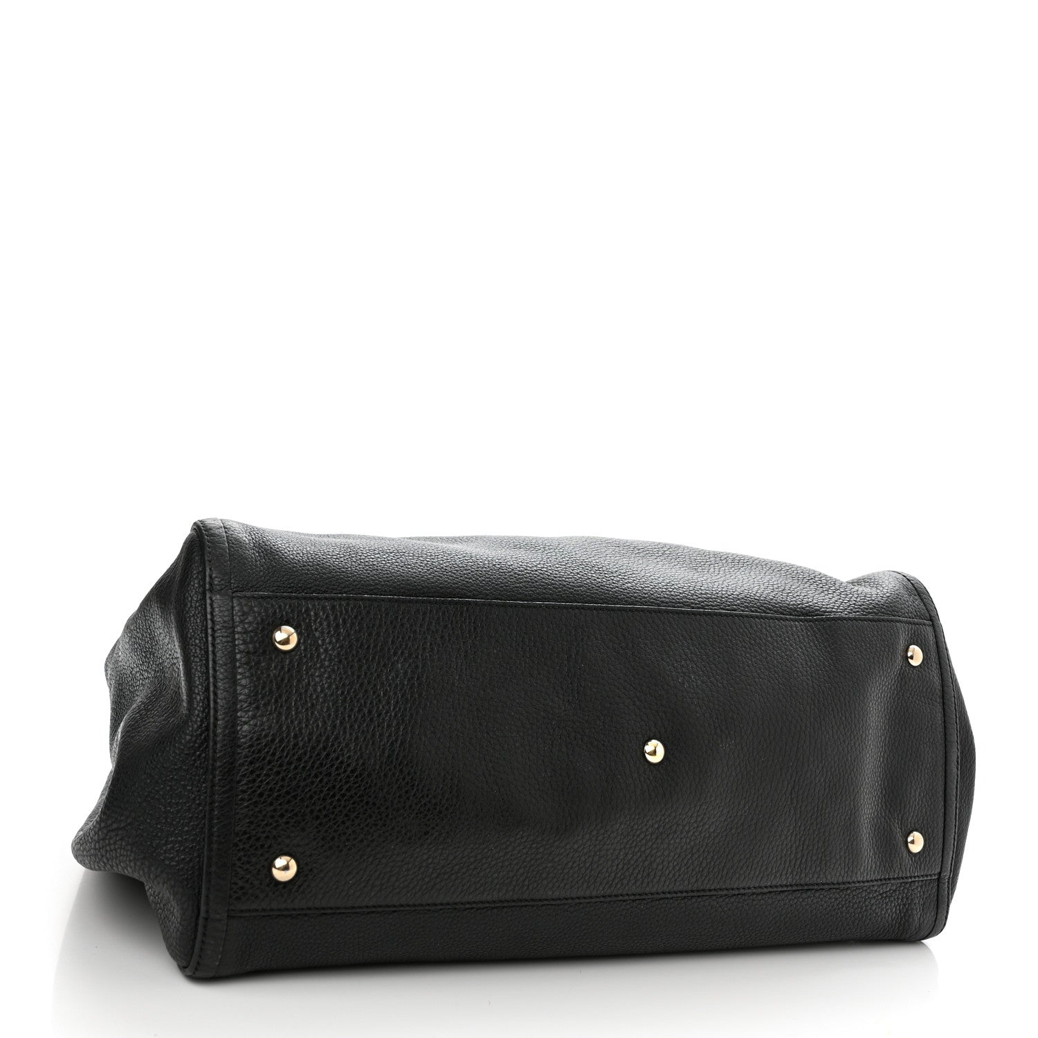 Gucci Pebbled Calfskin Large Soho Shoulder Bag Black 5 of 15