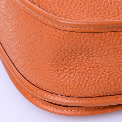 Hermes Taurillon Clemence Evelyne II PM Orange 10 of 13