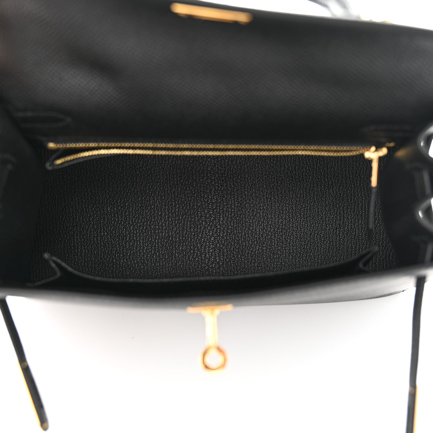Hermes Epsom Kelly Sellier 25 Black 5 of 11