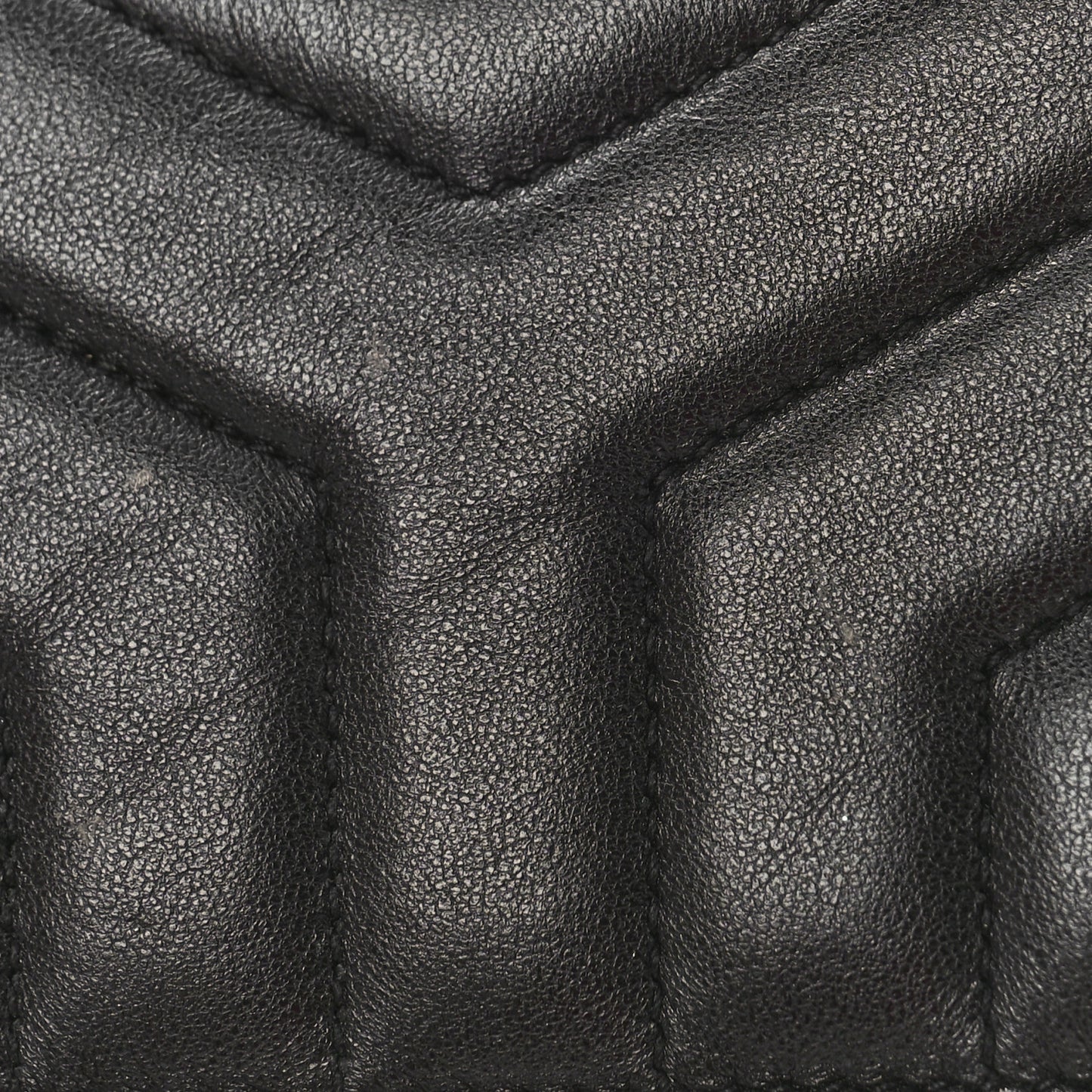 Lambskin Y Quilted Monogram Loulou Flap Wallet Black