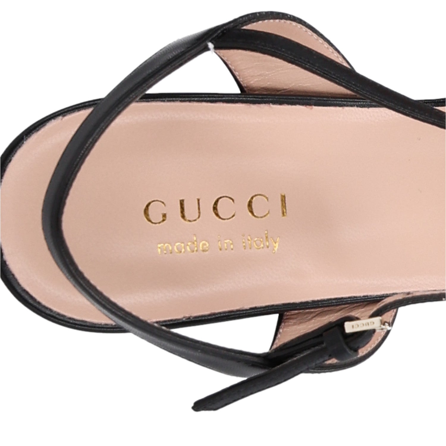 Gucci Malaga Kid Horsebit Lady 75mm Sandals 40.5 Black 9 of 10