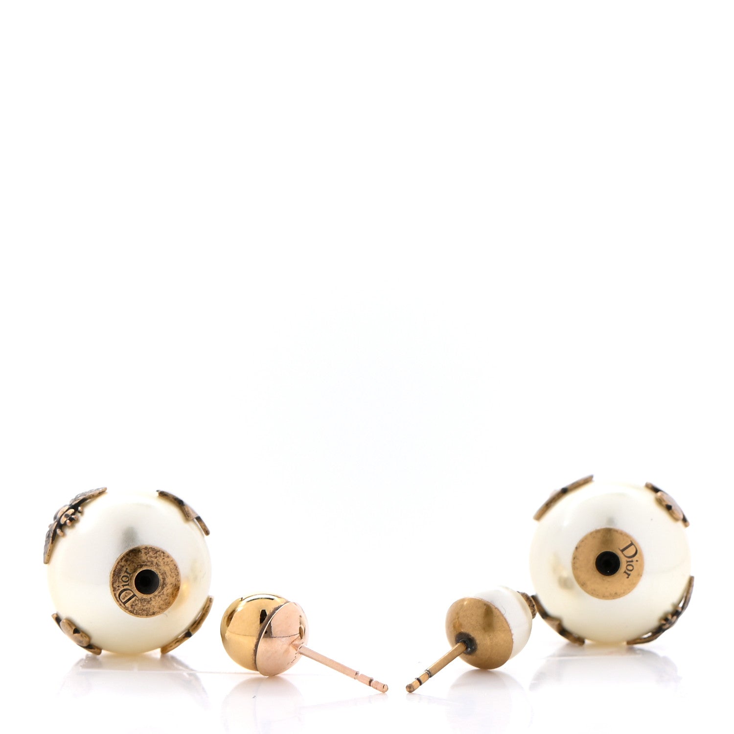 Christian Dior Mise En Dior Tribal Crystal Charm Earrings 3 of 4