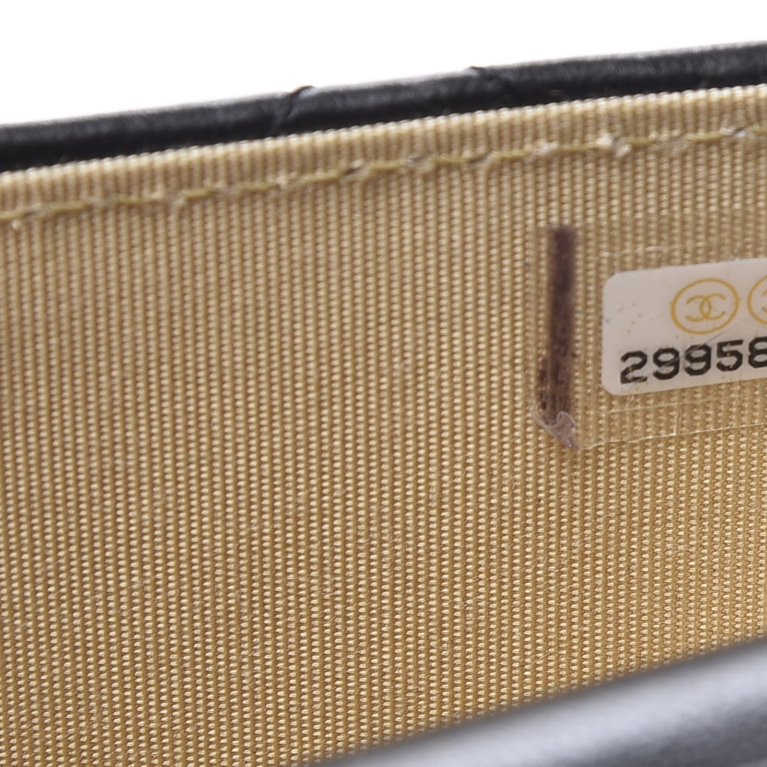 Chanel Lambskin Quilted Pearl Crush Clutch With Chain Black 9 of 12