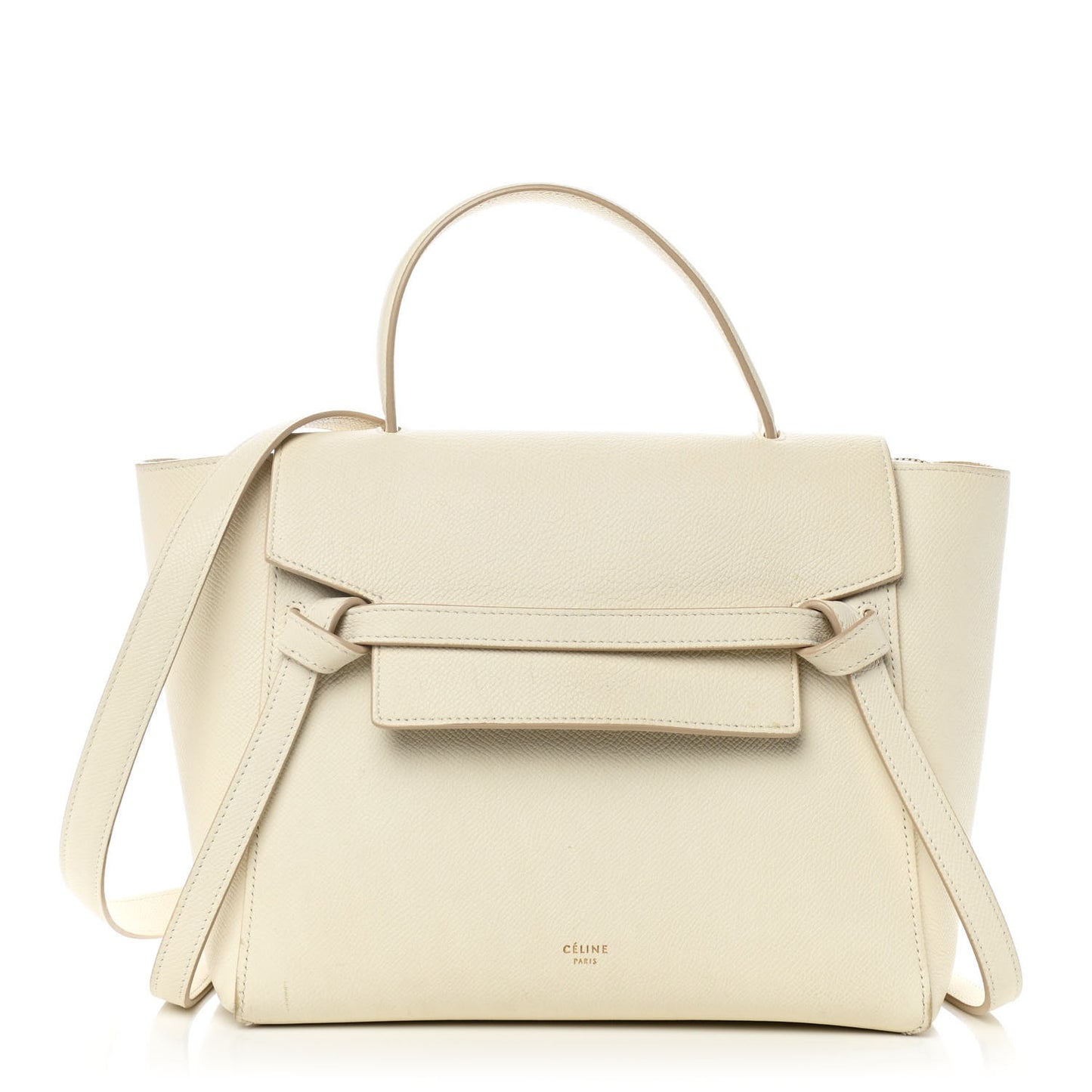 Grained Calfskin Micro Belt Bag Linen