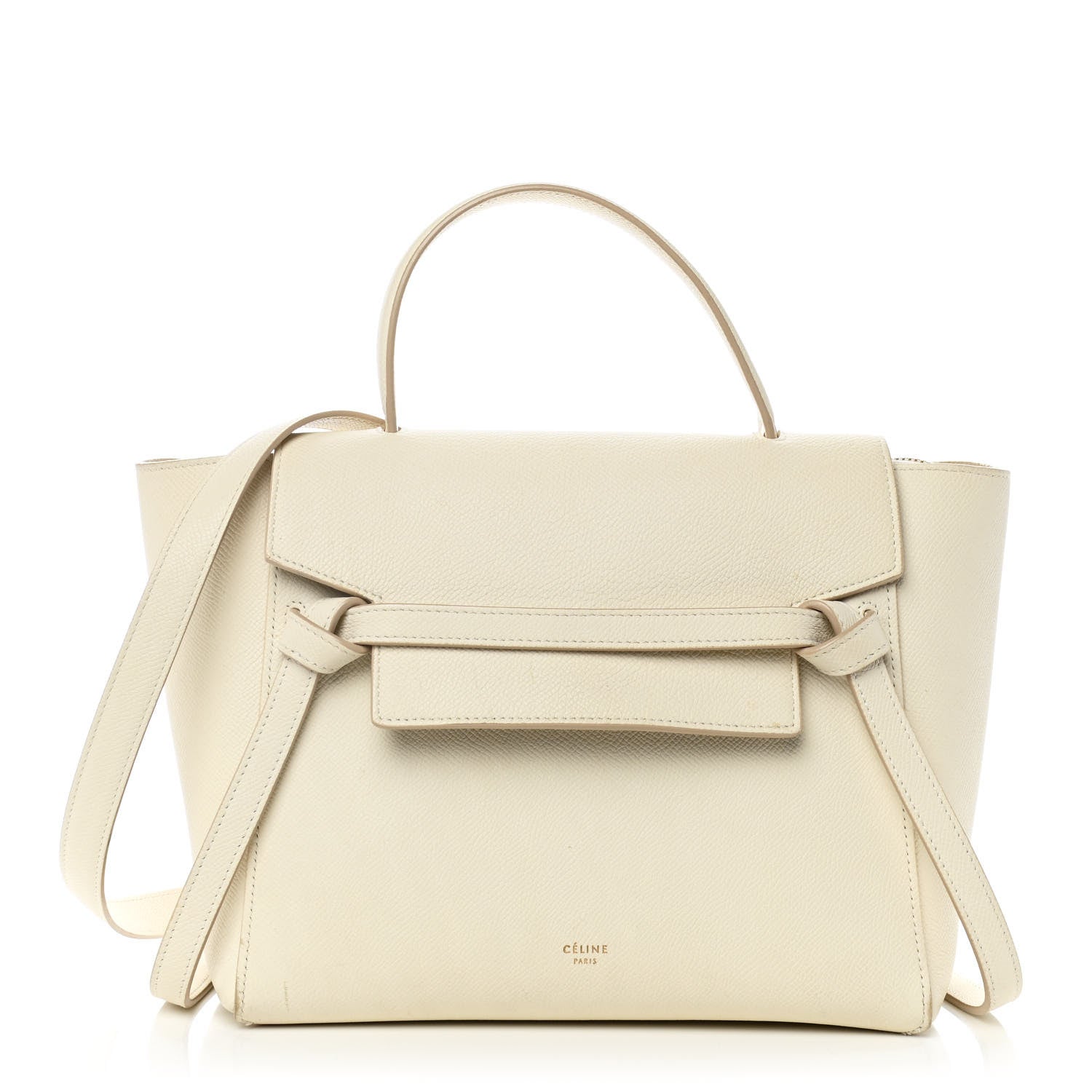 Celine Grained Calfskin Micro Belt Bag Linen 1 of 13